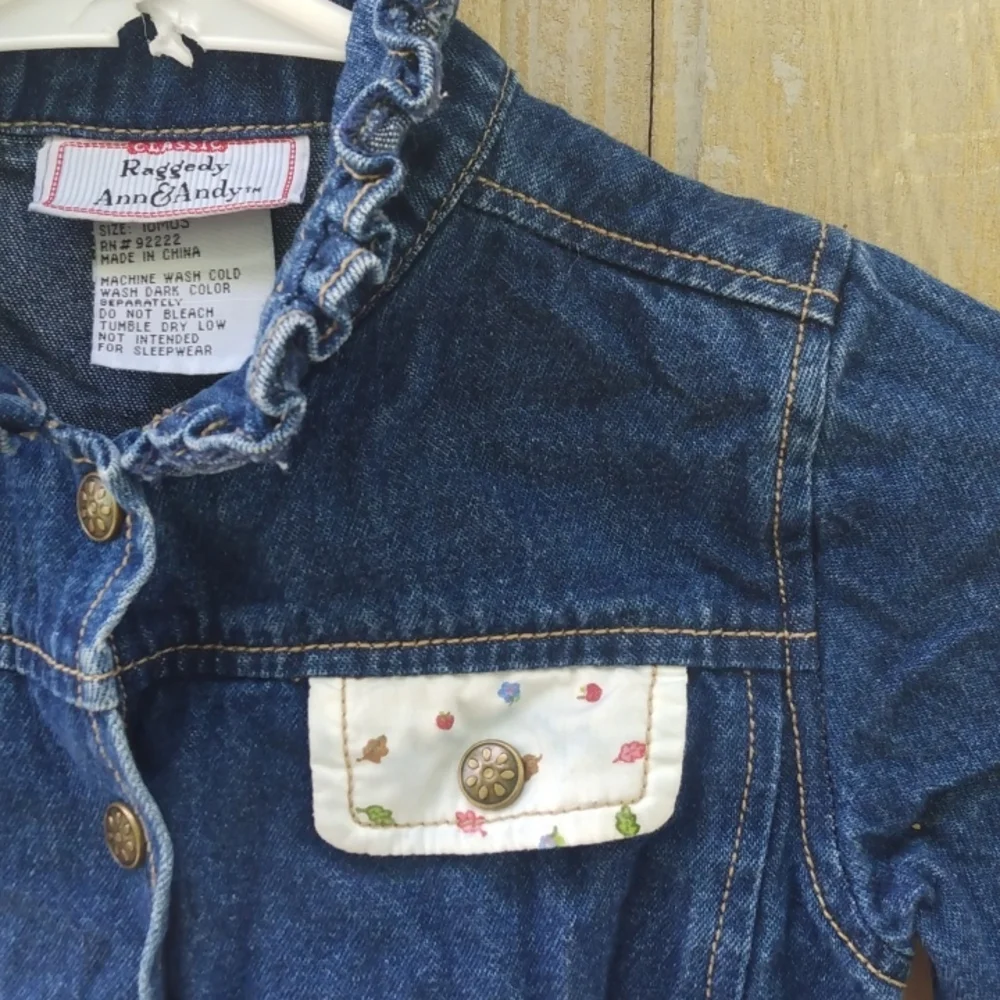 Denim Raggedy Ann Jacket - Picture 3 of 10